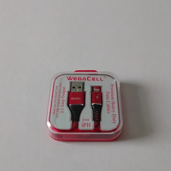 Red and Black USB Charger Cable - Picture 1 of 1